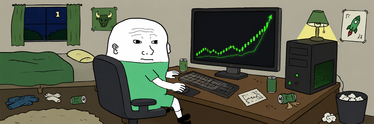 Pumpooor at his trading setup